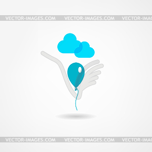 Balloon icon - vector clipart