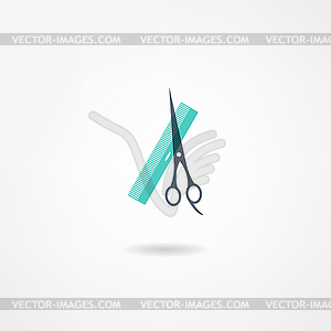 Barbershop icon - vector clipart