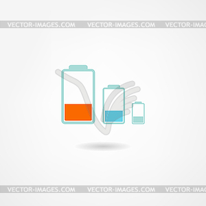 Battery icon - vector clip art