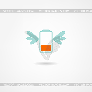 Battery icon - vector clipart