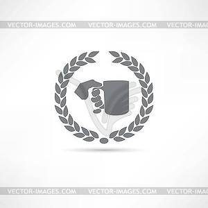 Cup icon - vector image