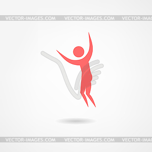 Dance icon - vector clipart
