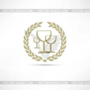 Drinks icon - vector clip art