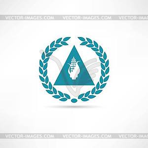 Corn icon - vector image