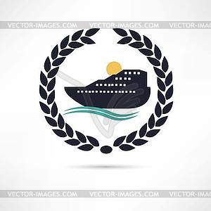 Liner icon - vector image