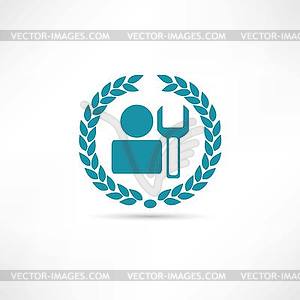 Repair icon - color vector clipart