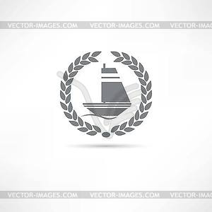 Sailfish icon - vector image