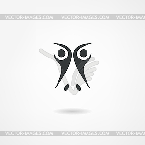 Duck icon - vector image