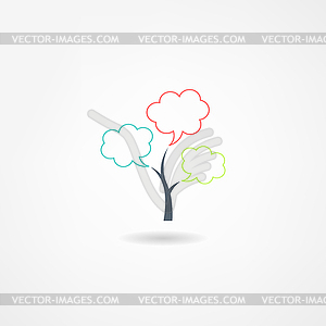 Tree icon - vector image