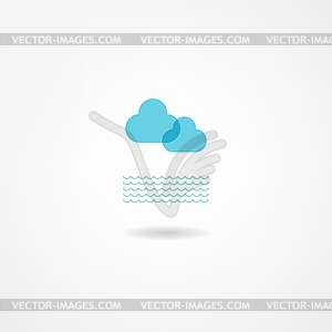 Weather icon - vector clipart