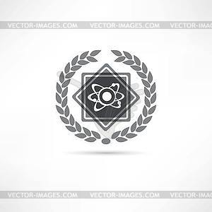 Atom icon - vector clip art