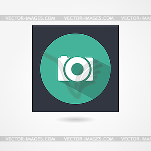 Camera icon - vector clipart