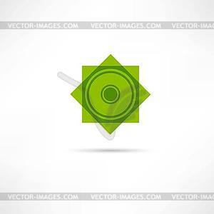 CD disk icon - vector clip art