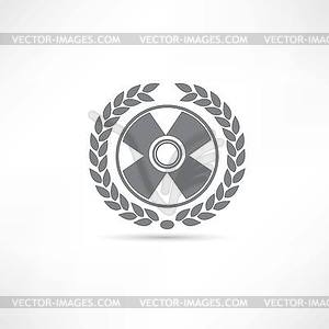 CD disk icon - vector clipart / vector image