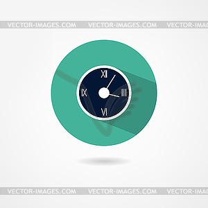 Clock icon - vector clip art