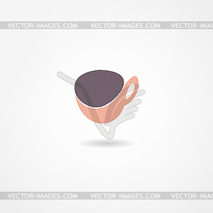 Coffee icon - vector image