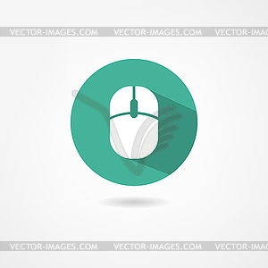 Computer mouse icon - vector clip art