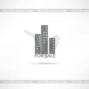 House for sale icon - vector clipart