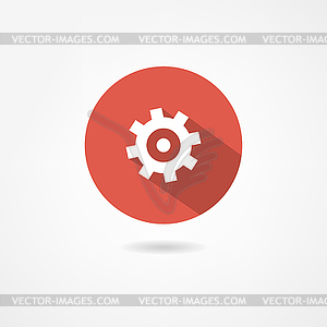 Engineer icon - color vector clipart