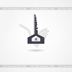 Key icon - vector image