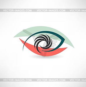 Eye icon - vector clip art