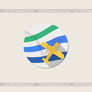 Plane icon - vector clipart