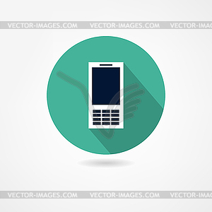 Mobile icon - vector image