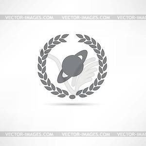 Planet icon - vector image