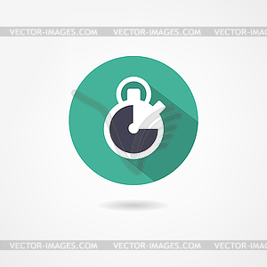 Stopwatch icon - vector image