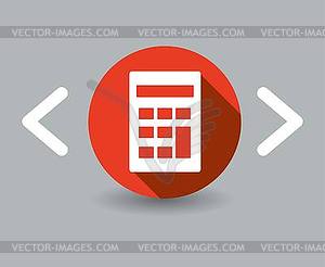 Calculator icon - vector clipart