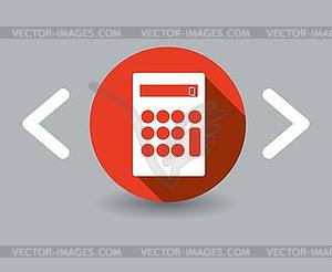 Calculator icon - vector image