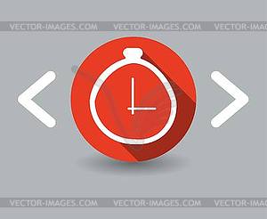 Clock icon - vector image