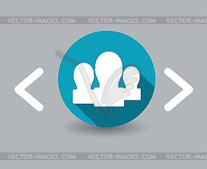 Community icon - vector clipart