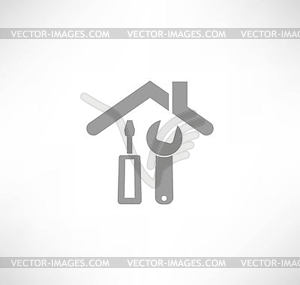 Home repair icon - vector clip art