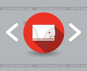 Purse icon - vector clipart