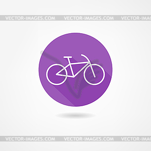 Bike icon - vector clipart