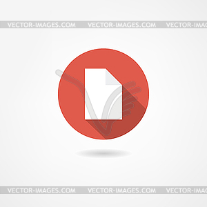 File icon - vector clipart