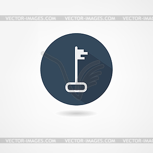 Key icon - vector clip art