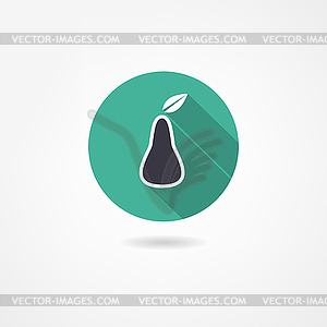 Pear icon - vector image