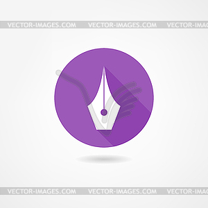 Pen icon - vector image