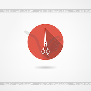 Ножницы Иконка - изображение в векторе / векторный клипарт
