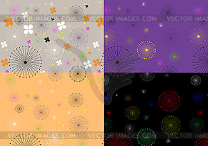 Различные цвета нежные бесшовные фон - векторный графический клипарт