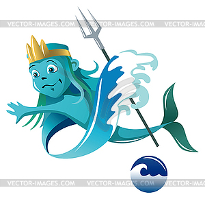 Elemental of Water - color vector clipart