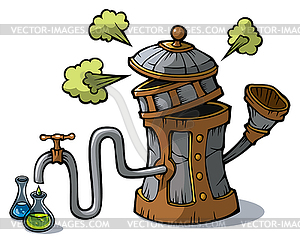 Distillation machine - vector image