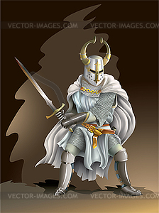 Crusader - vector clipart