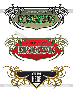 Fantasy frames - vector clip art