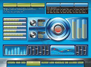 Software interface - vector clipart