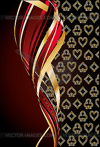 Abstract Poker banner, vector illustration  - vector clipart