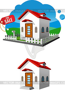 House for sale - vector clip art