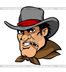 Danger cowboy - vector clipart